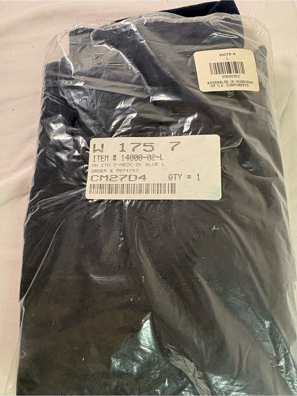 Dark Blue Turtleneck- Packaged